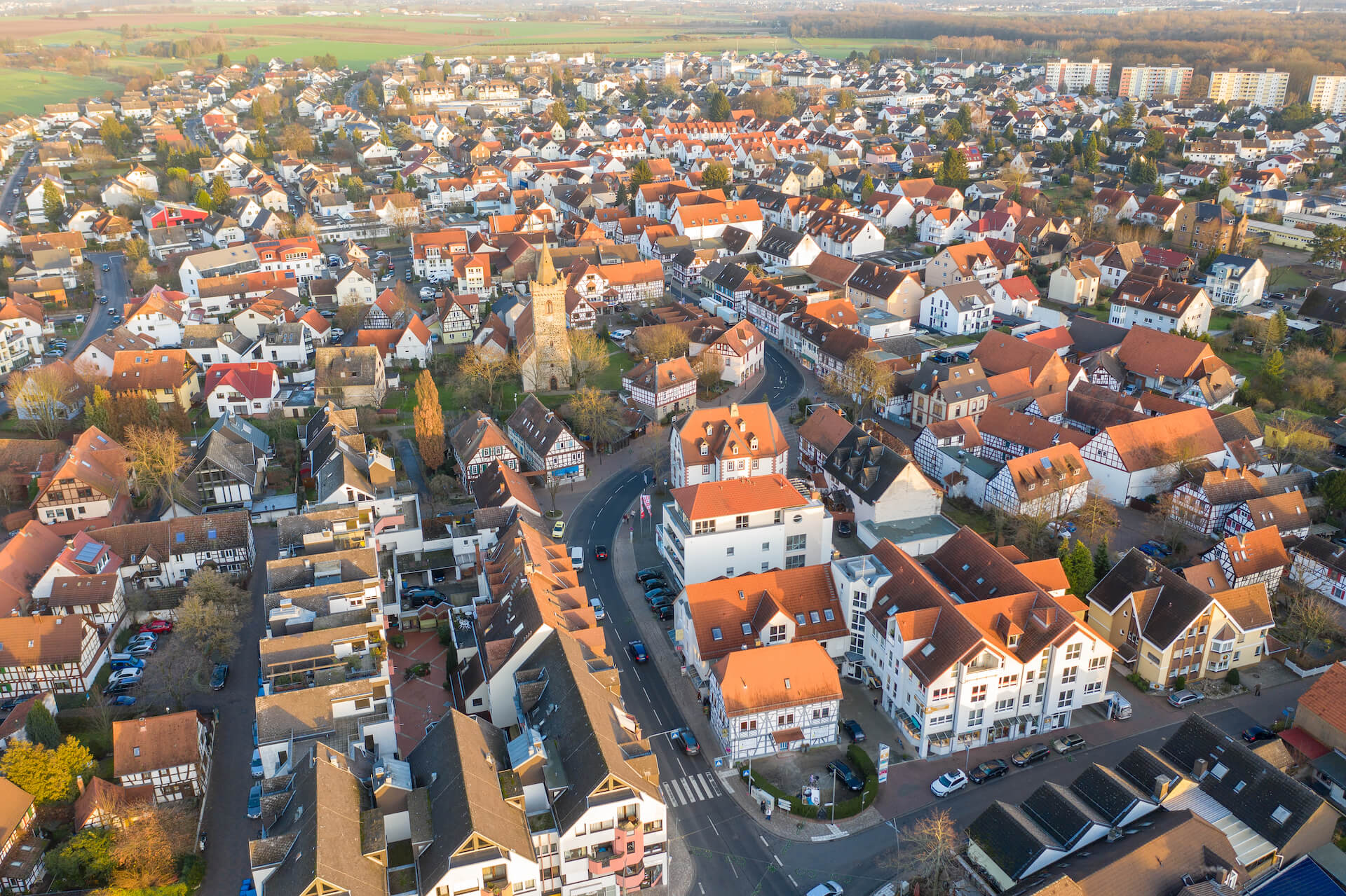 Stadtansicht von Bruchköbel