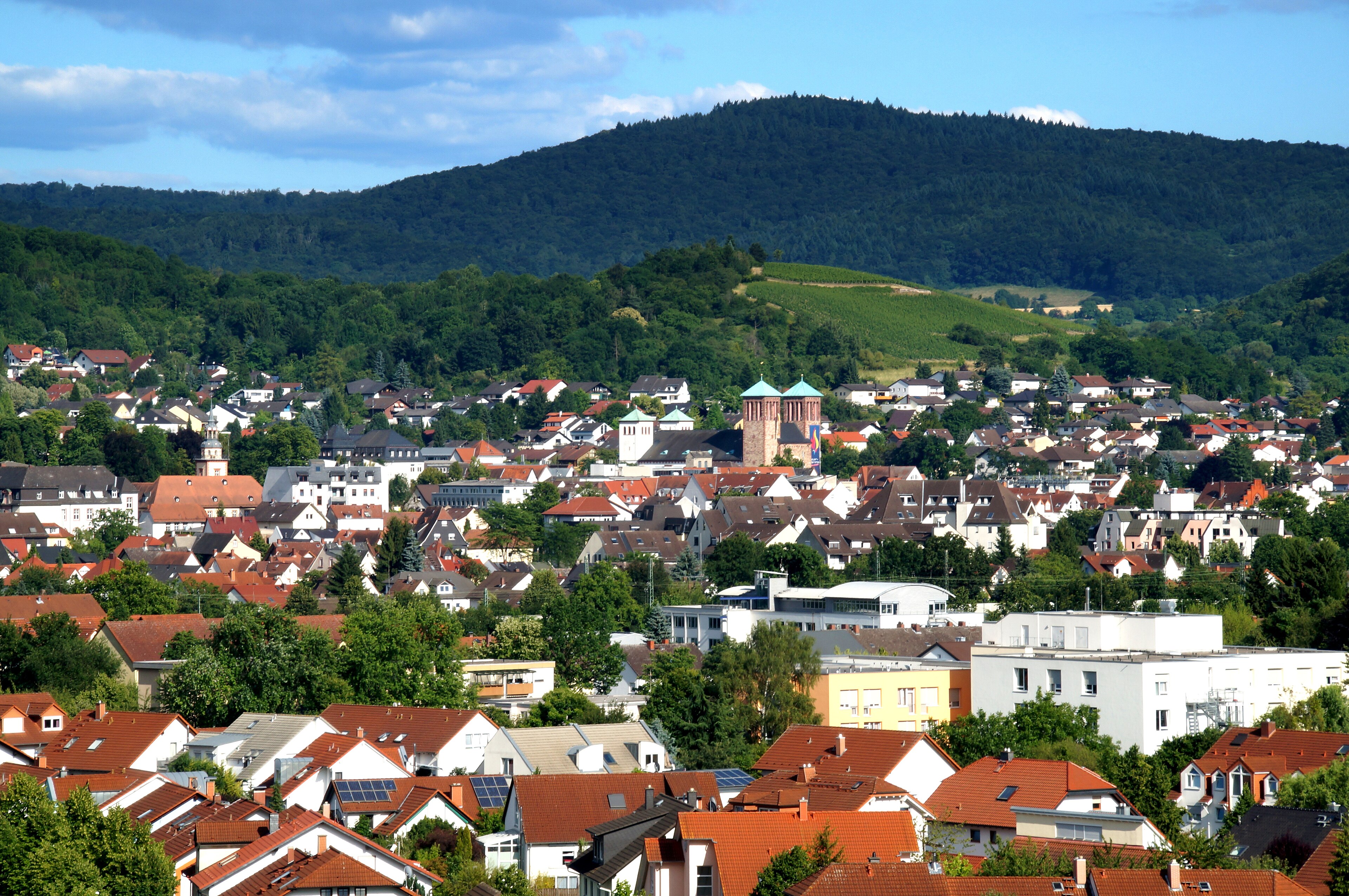 Stadtansicht von Bensheim