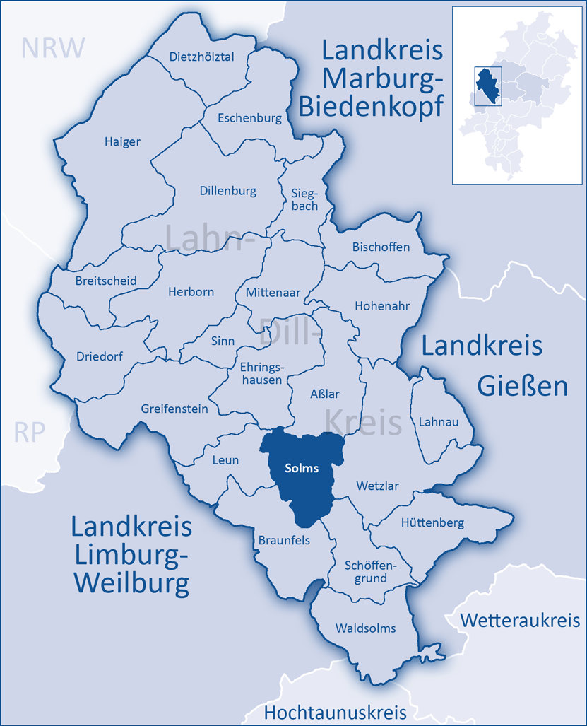 Stadtansicht von Solms