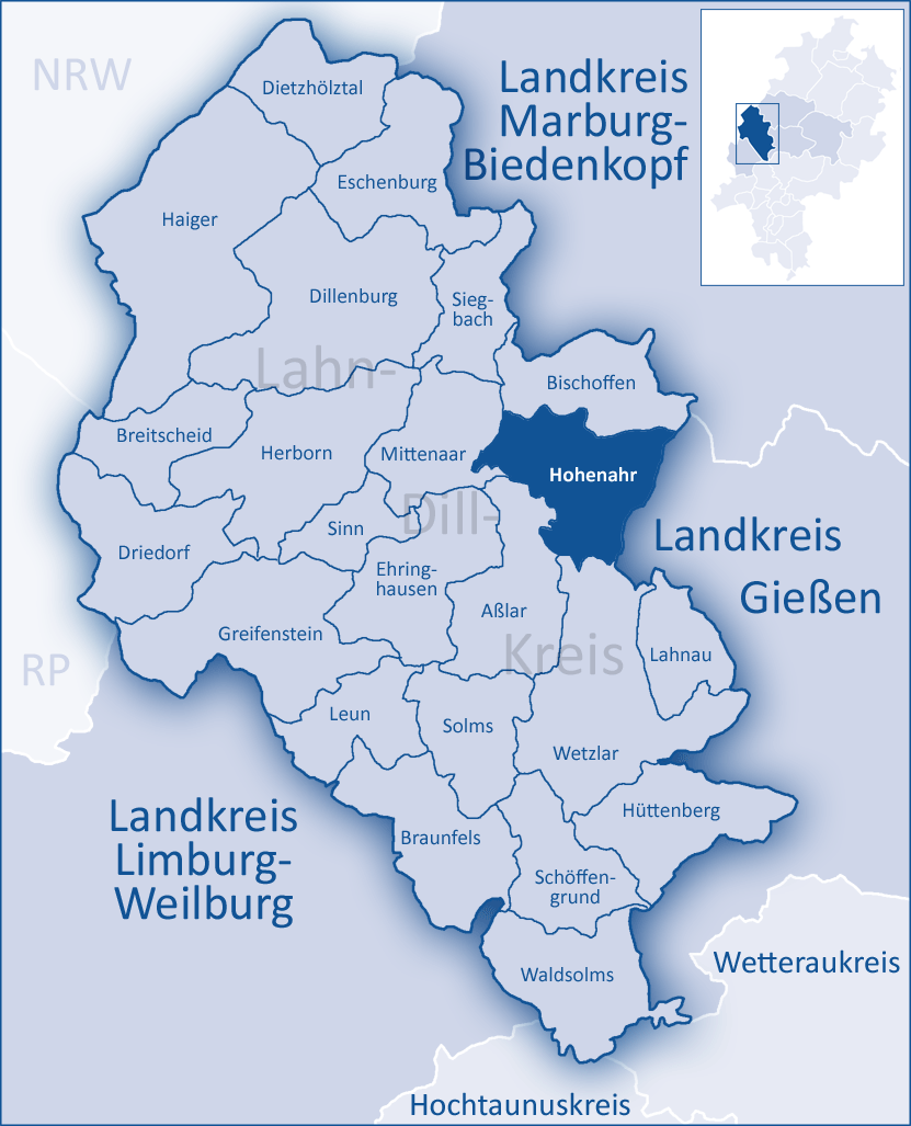 Stadtansicht von Hohenahr