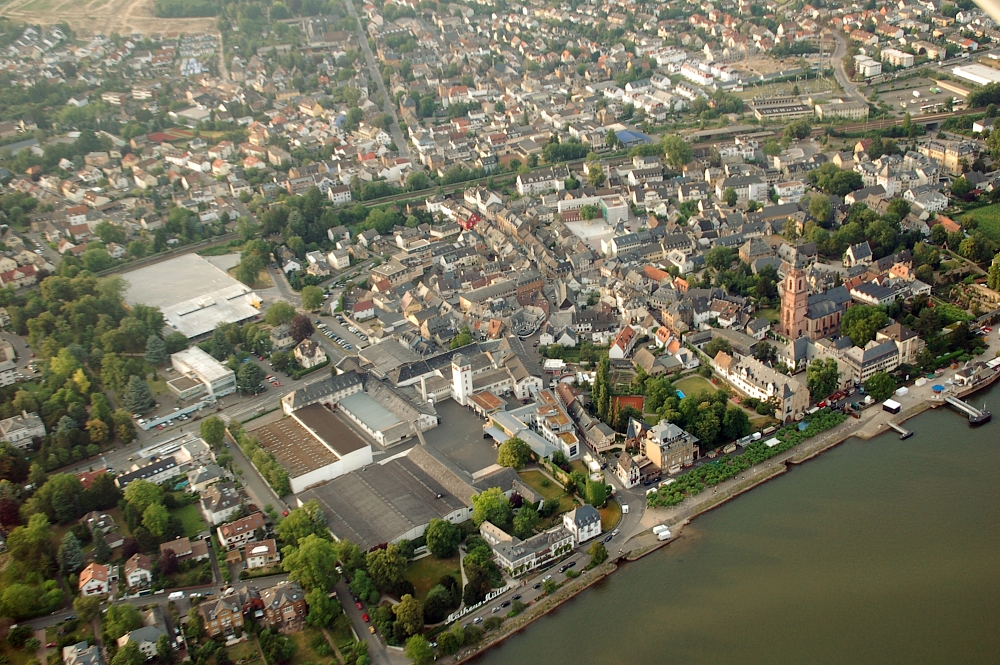 Stadtansicht von Eltville am Rhein