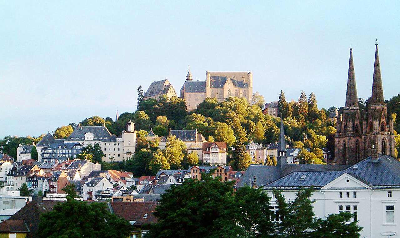Stadtansicht von Marburg