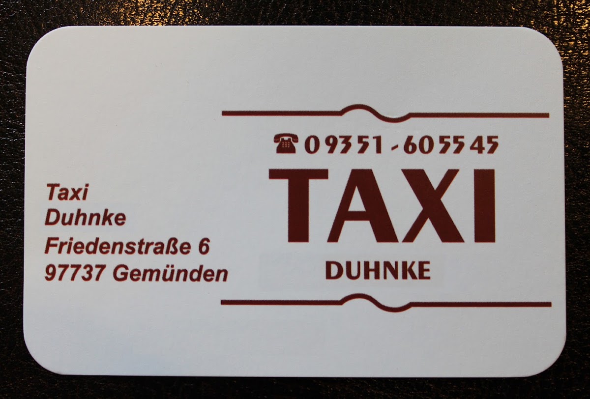 Taxi Duhnke