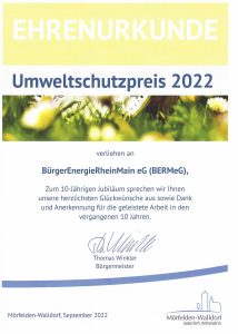 BürgerEnergieRheinMain eG