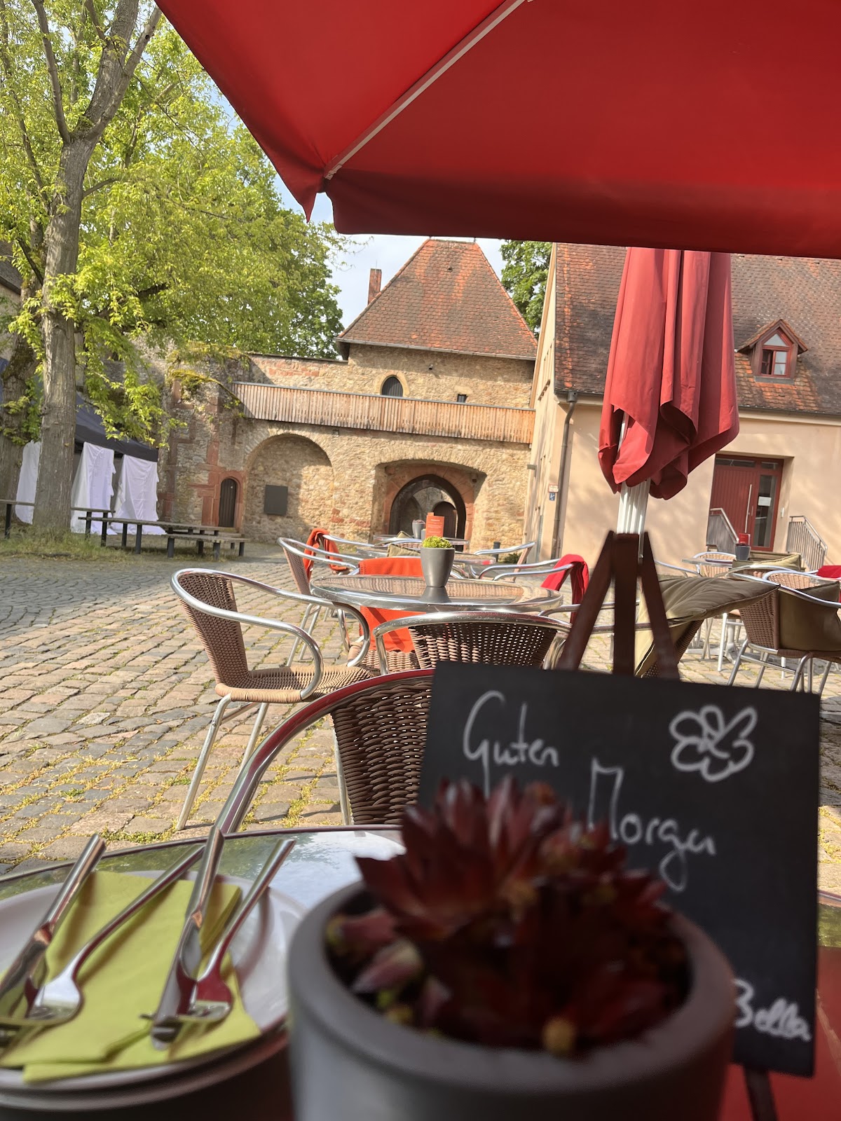 Café in der Festung
