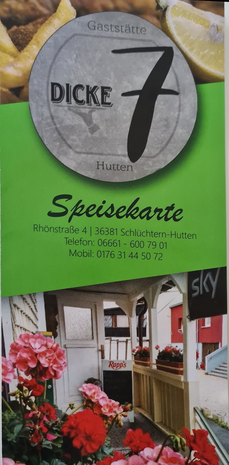 Gaststätte Zur Alten Post " Dicke 7"