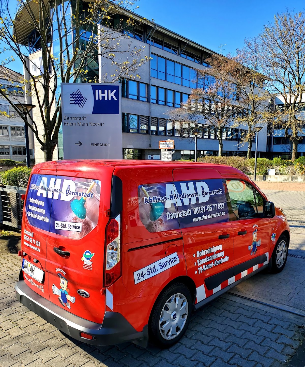 AHD Abfluss-Hilfsdienst e.K. Darmstadt | Rohr-, Kanal-, Abflussreinigung, Rohrreinigung in Darmstadt – Foto 1 von 1