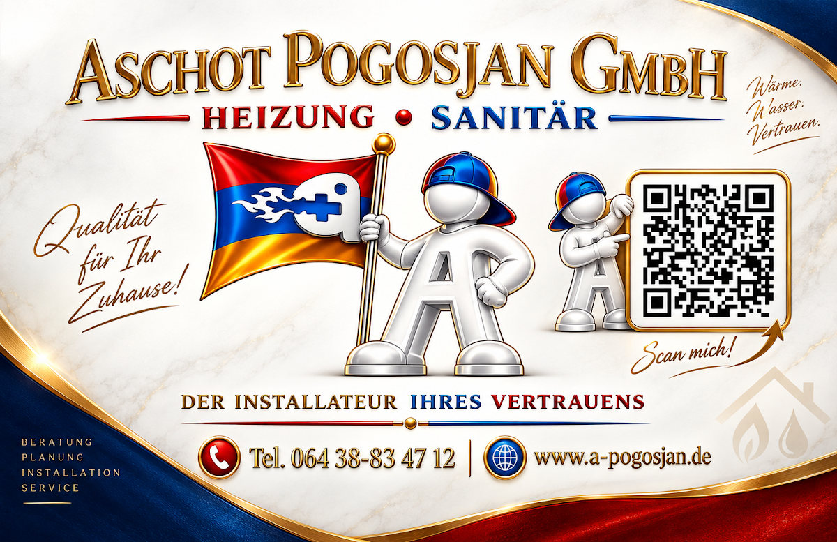 Aschot Pogosjan GmbH Heizung-Sanitär, Sanitärinstallation in Brechen