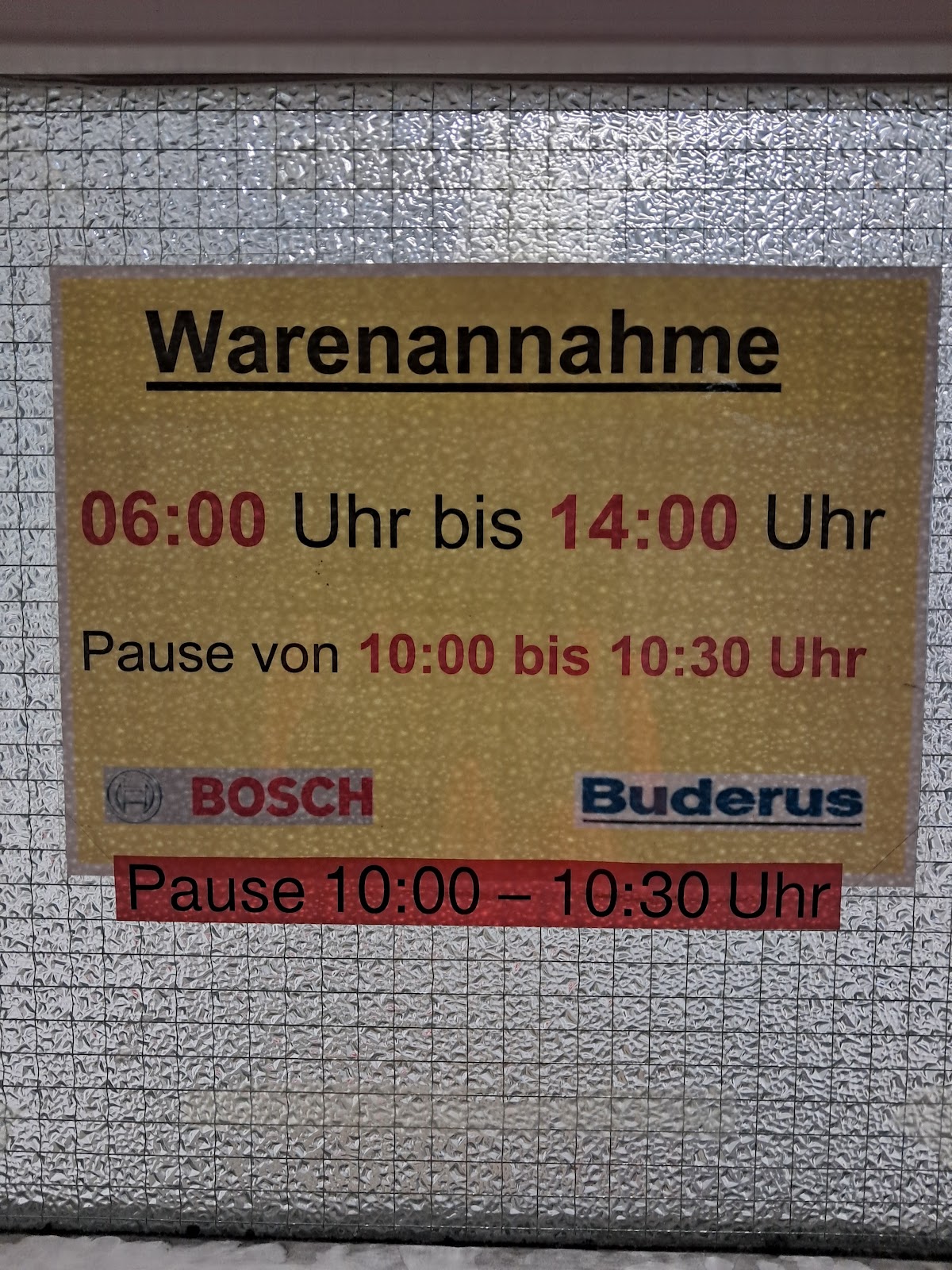 Bosch Thermotechnik GmbH - Werk Eschenburg-Eibelshausen, Heizung in Eschenburg