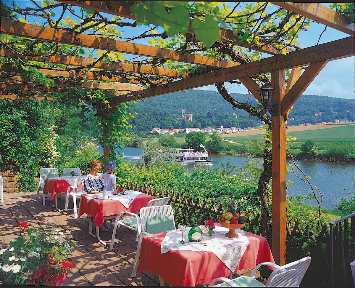 Café Vierburgeneck, Restaurant in Neckarsteinach