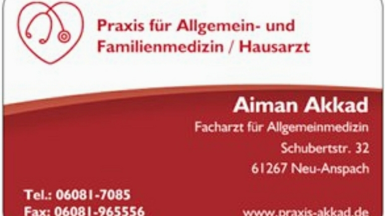 Dr. med. Aiman Akkad, Arzt in Neu-Anspach
