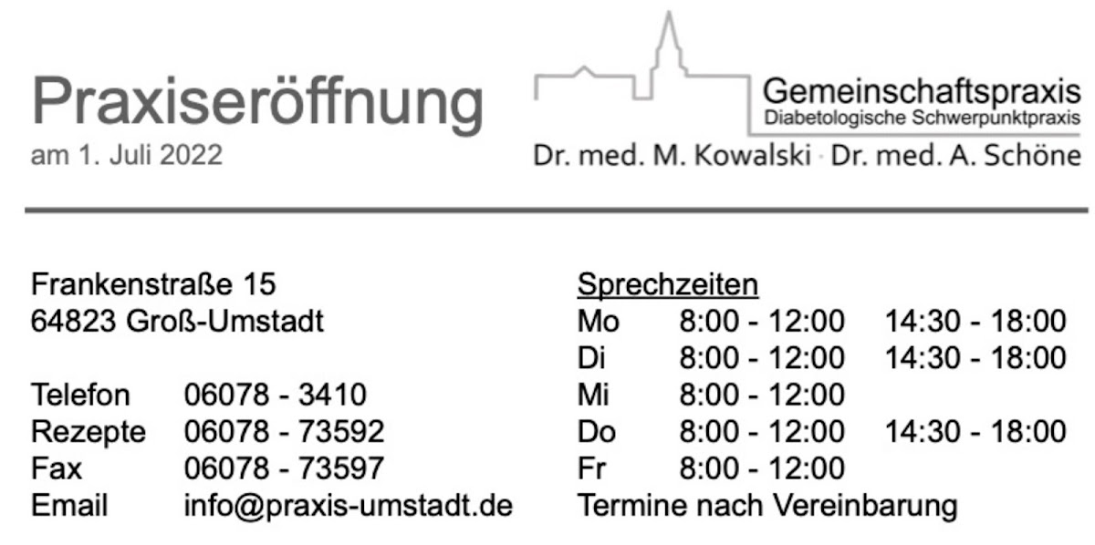 Dr. med. Annika Schöne, Arzt in Groß-Umstadt – Foto 1 von 1
