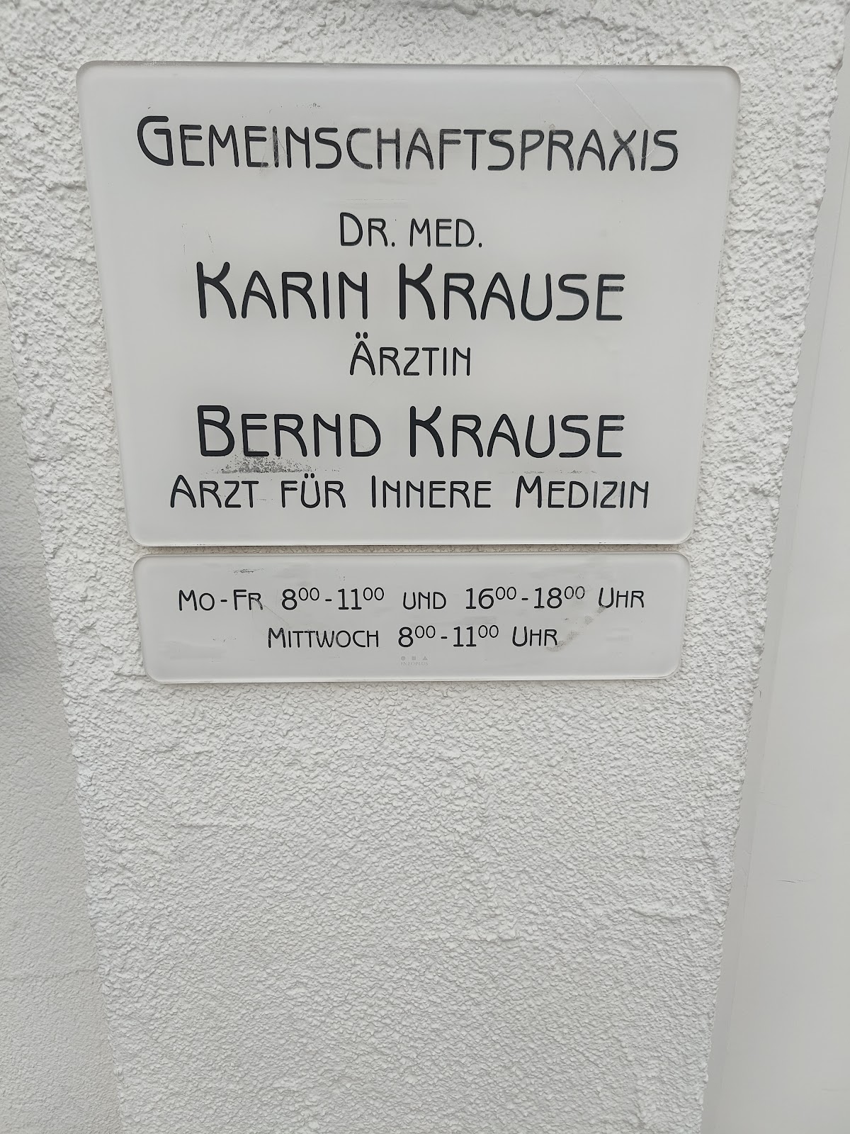 Dr. med. Karin und Bernd Krause, Arzt in Münzenberg