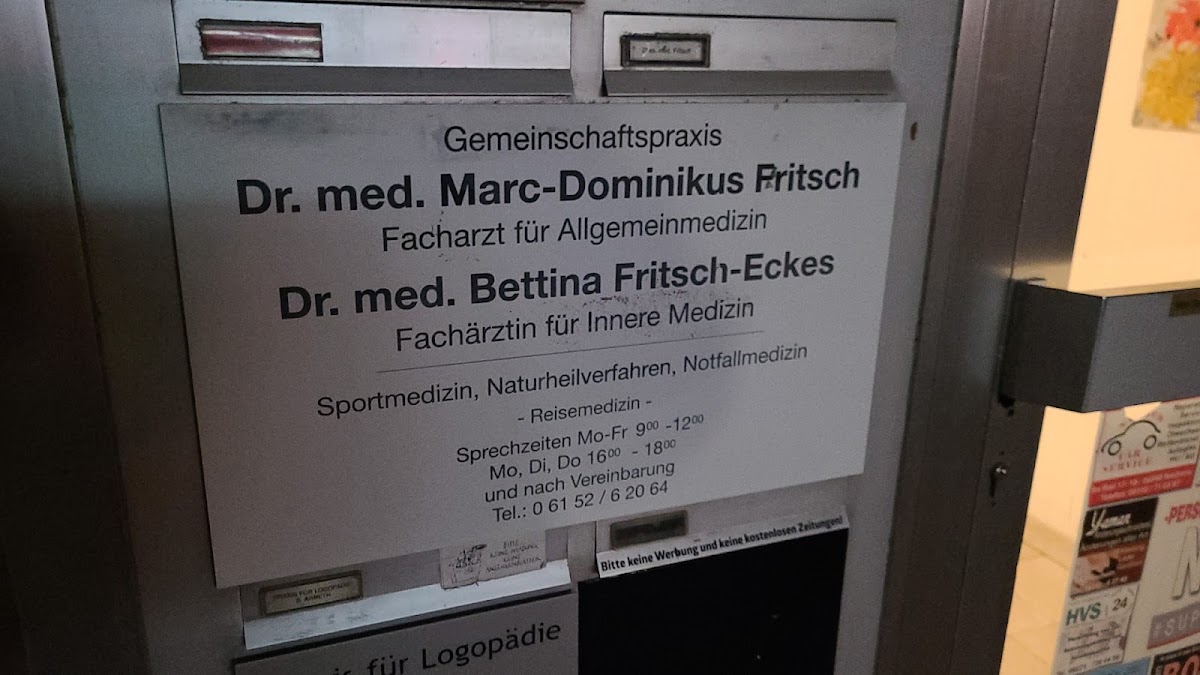 Dr. med. Marc-Dominikus Fritsch & Dr. med. Bettina Fritsch-Eckes, Arzt in Nauheim