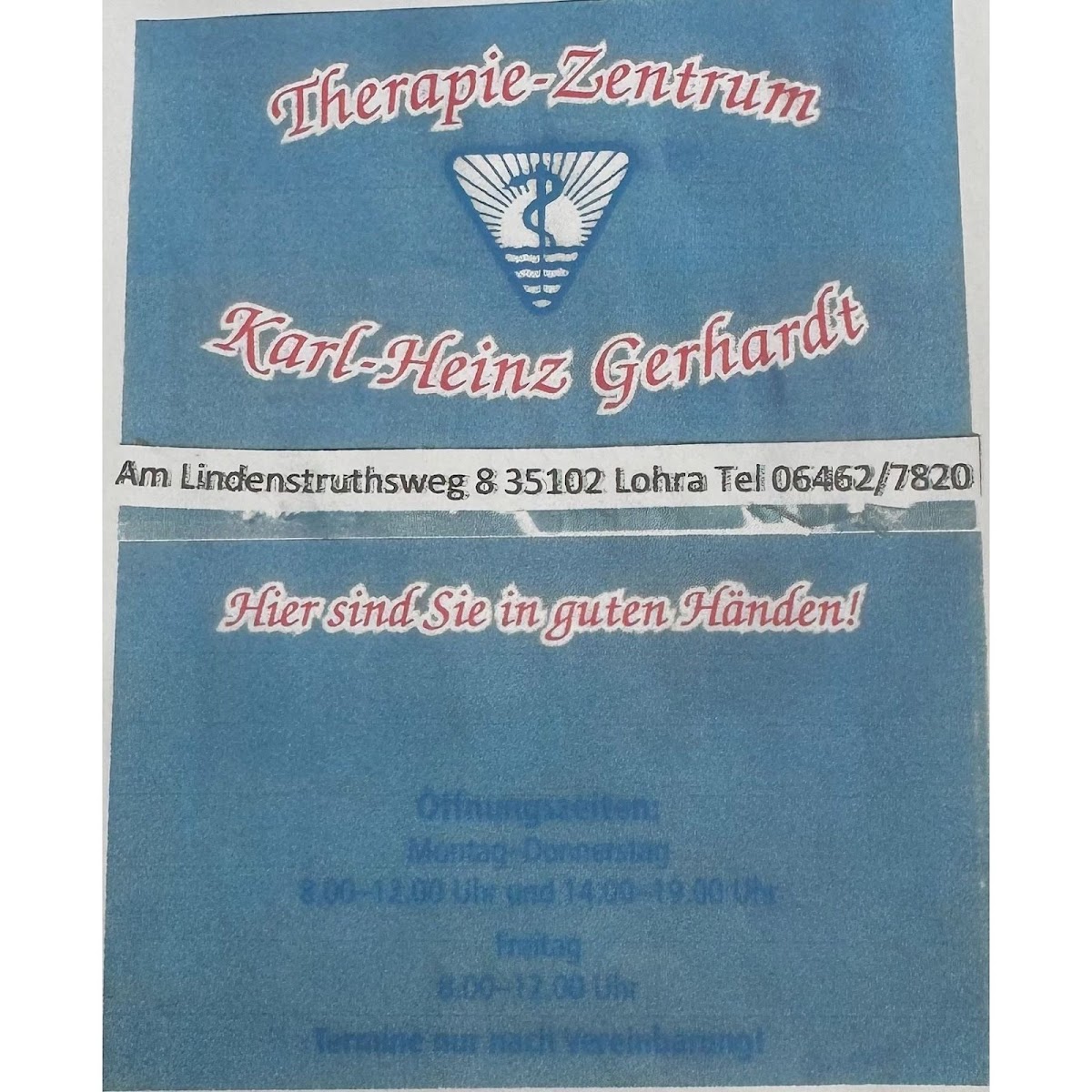 Karl-Heinz Gerhardt, Therapiezentrum für Physiotherapie