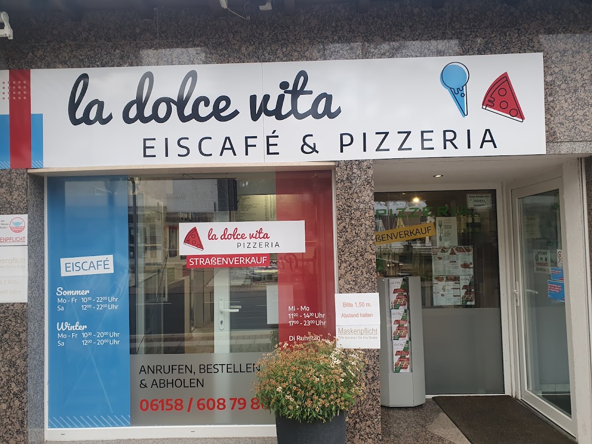 Eisdiele La Dolce Vita, Pizzeria in Riedstadt