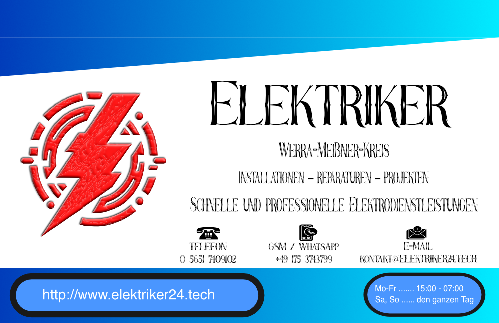Elektriker Notdienst Wehretal, Elektriker in Wehretal