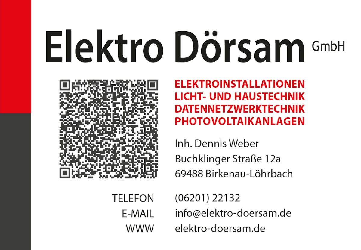 Elektro Dörsam GmbH, Elektriker in Birkenau