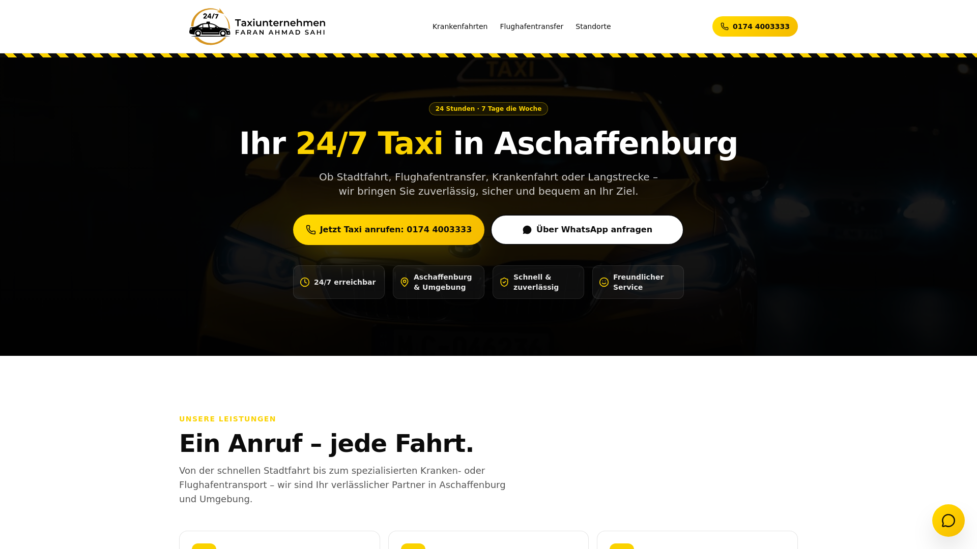 Taxi Sahi Babenhausen Umgebung 24h Taxidienst Krankentransporte