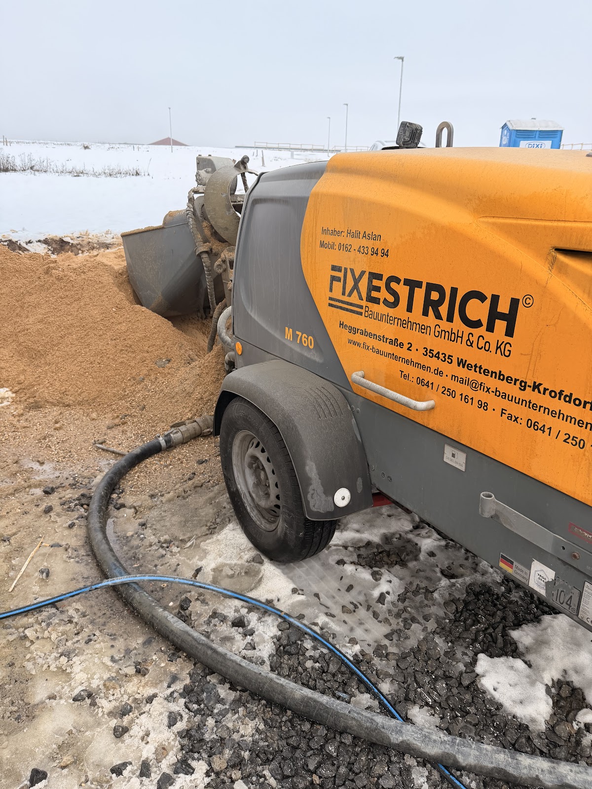 Fix Bauunternehmen, Estrich in Wettenberg