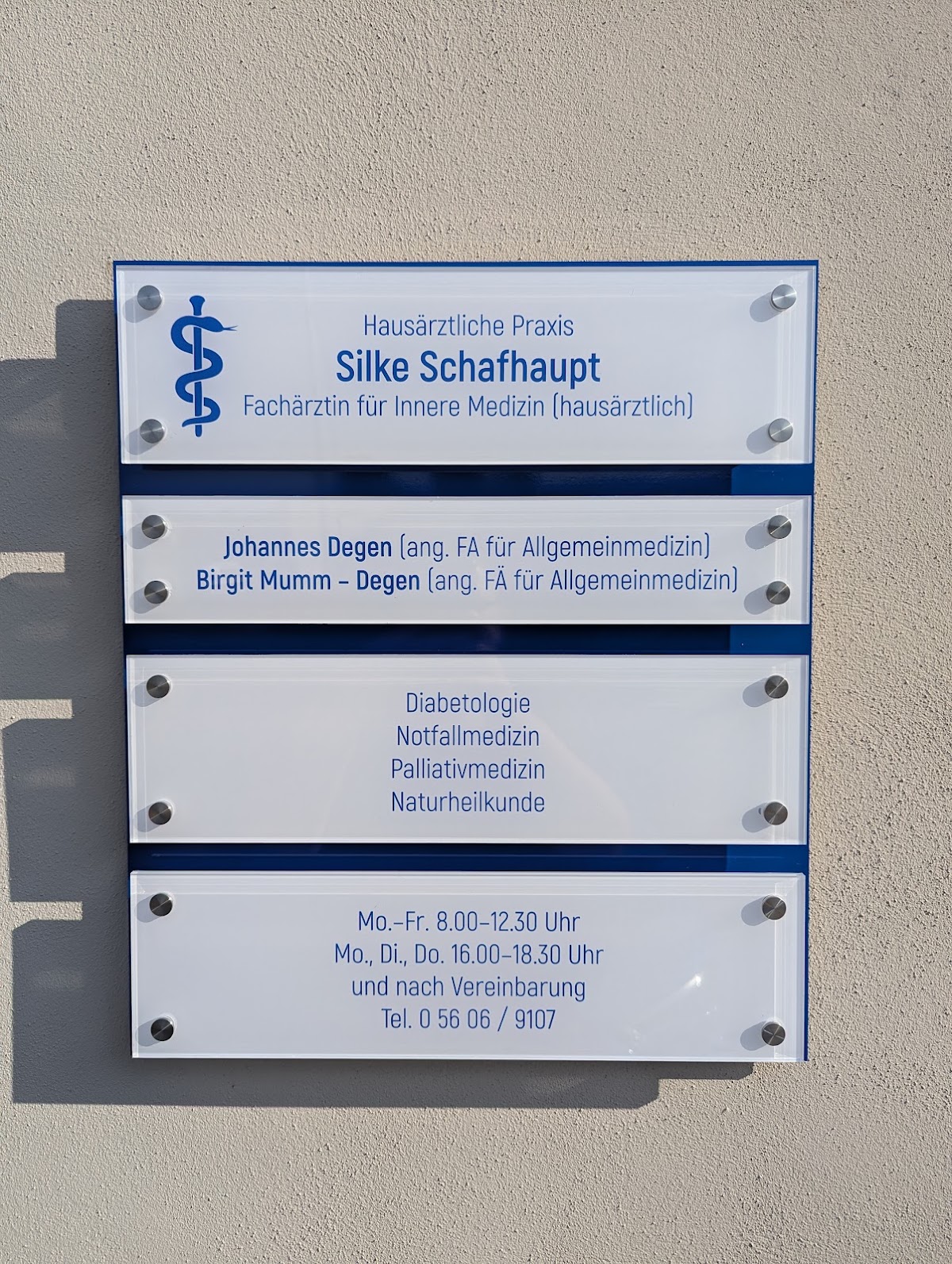 Gemeinschafts Praxis für Allgemeinmedizin Silke Schafhaupt, Arzt in Habichtswald