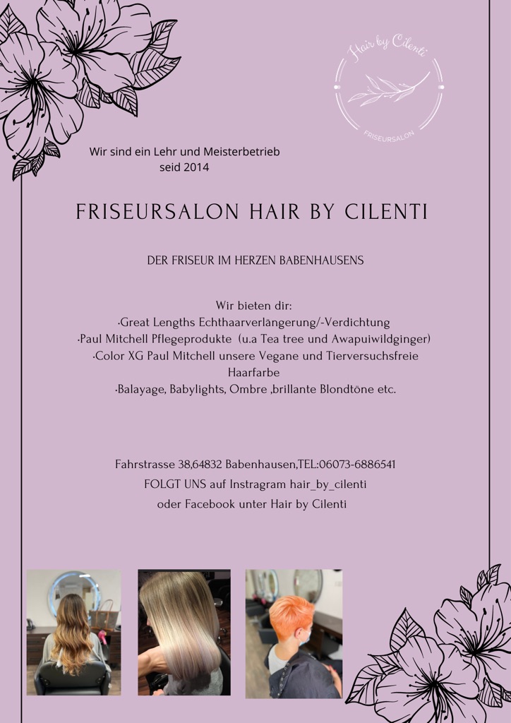 Hair By Cilenti, Friseur in Babenhausen
