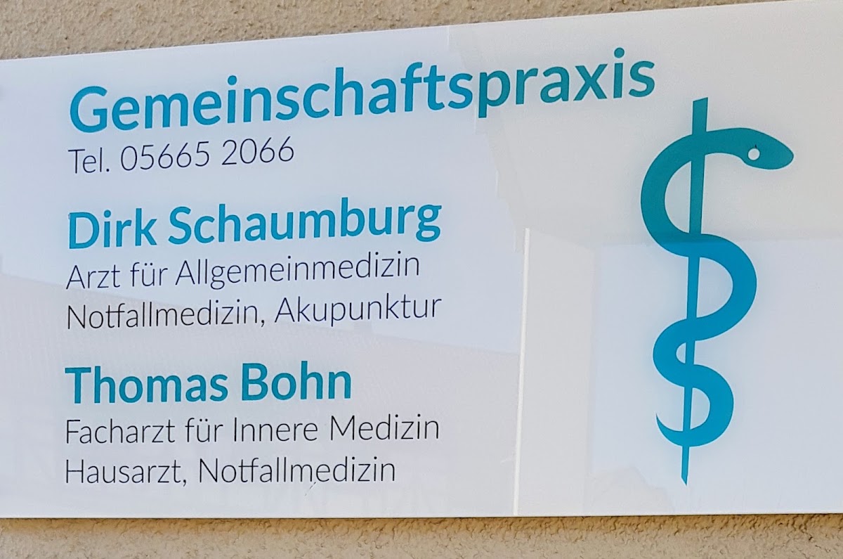 Hausärztliche Gemeinschaftspraxis Bohn und Schaumburg, Arzt in Körle