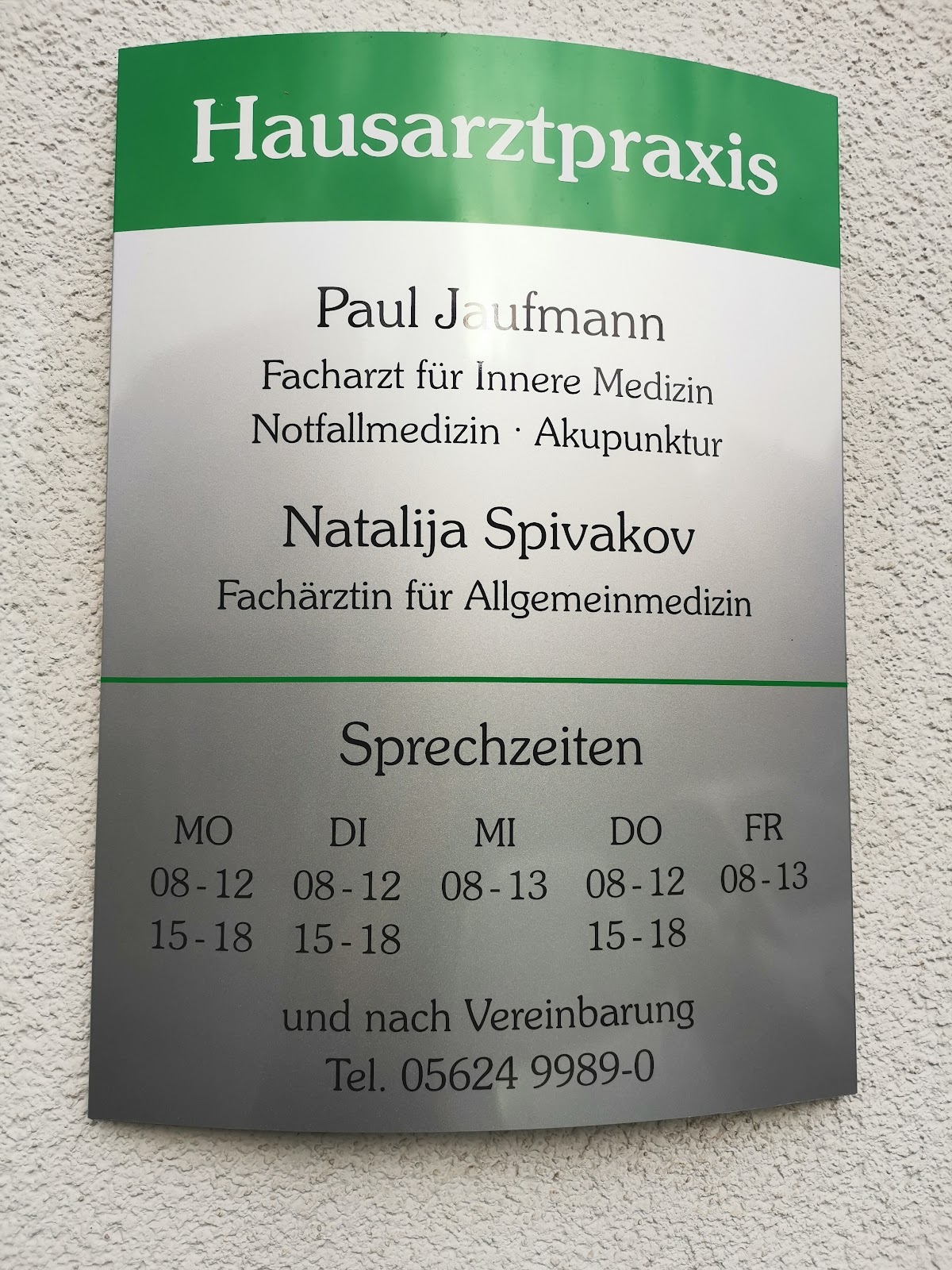Hausarztpraxis Bad Emstal - Paul Jaufmann & Olga Ruf, Arzt in Bad Emstal