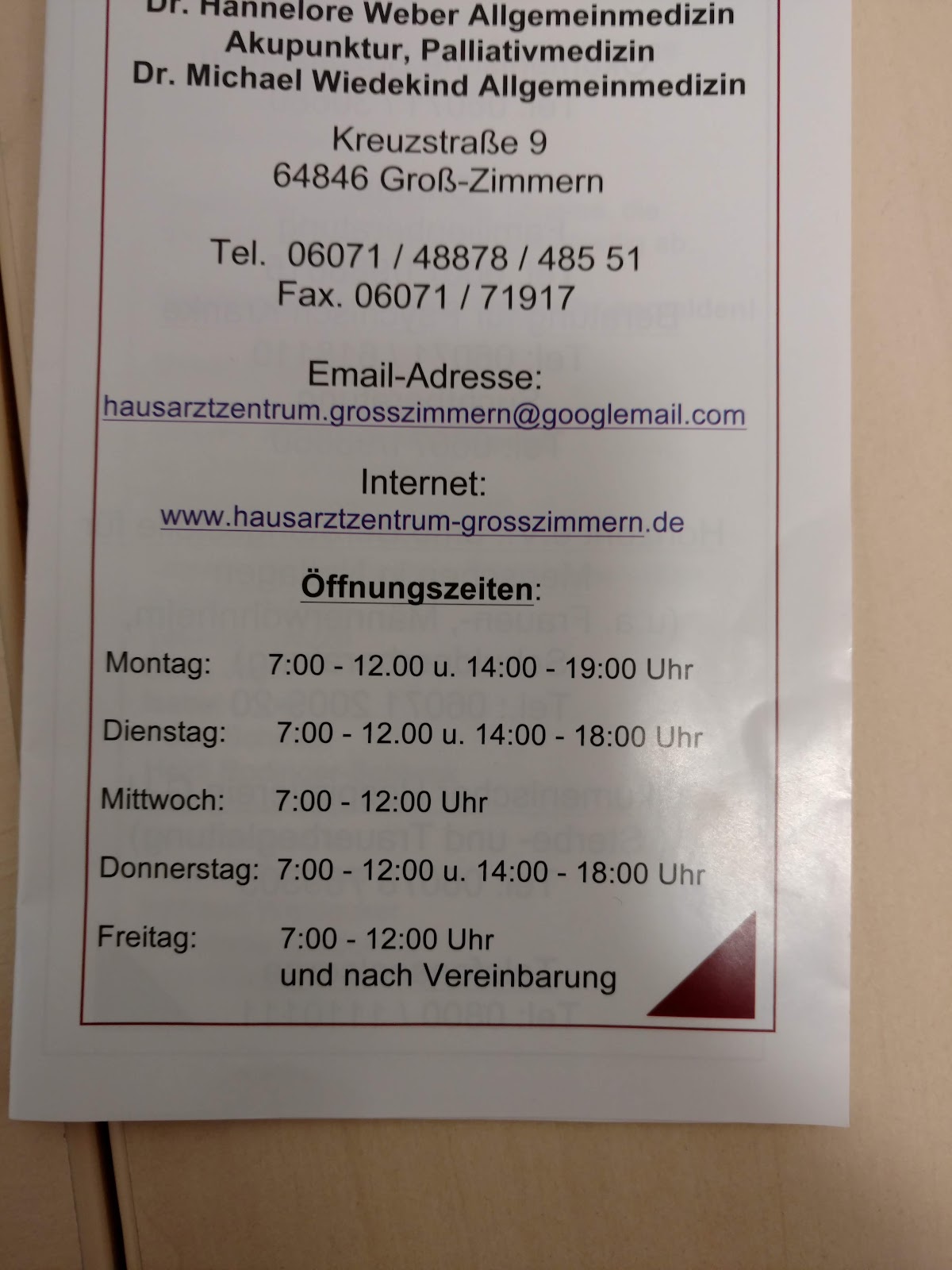 Hausarztzentrum Groß-Zimmern, Arzt in Groß-Zimmern