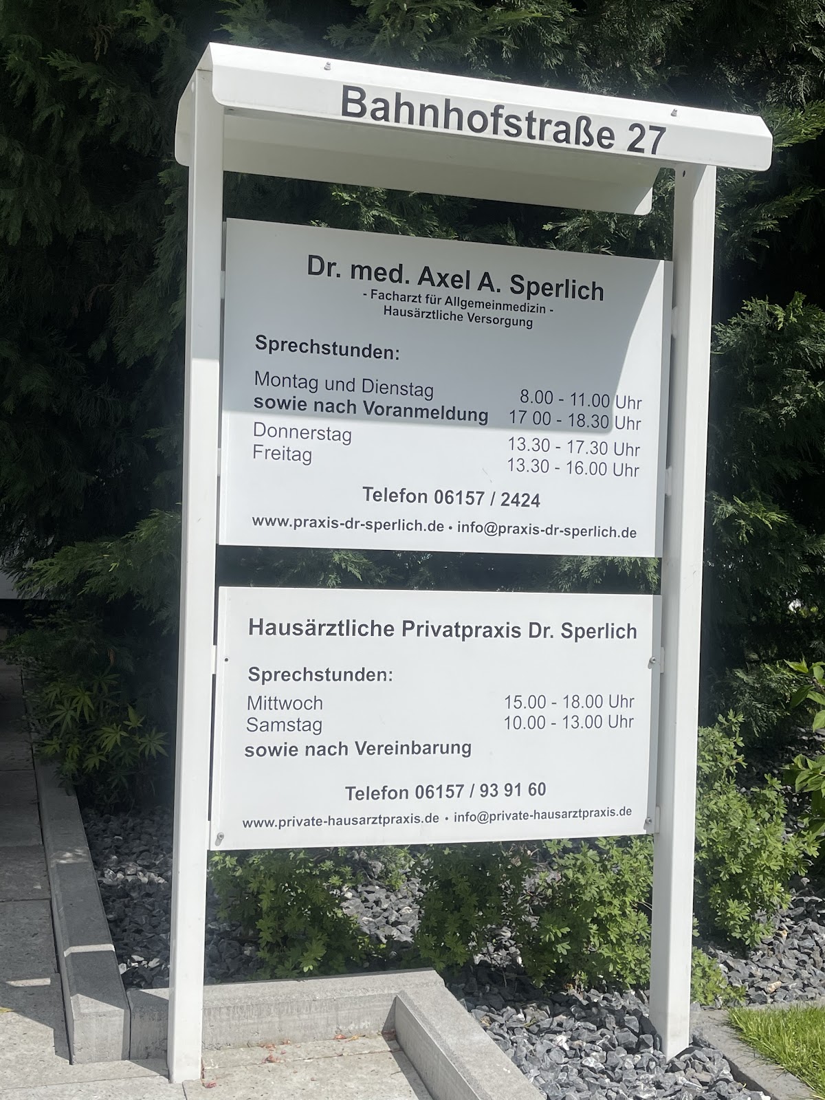 Herr Dr. med. Axel Apollo Sperlich, Arzt in Pfungstadt