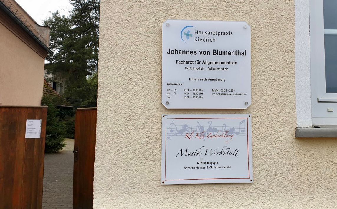 Herr Johannes von Blumenthal - Facharzt für Allgemeinmedizin - Hausarztpraxis Kiedrich, Arzt in Kiedrich