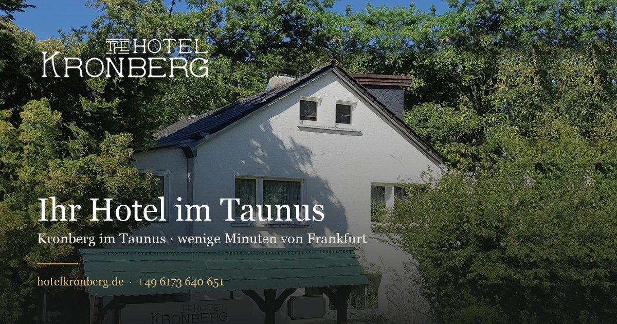 Hotel Kronberg, Hotel in Kronberg im Taunus