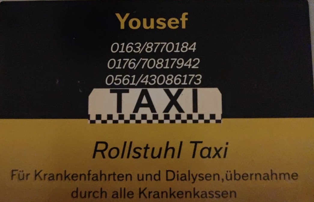 Kassel Taxi Yousef, Taxi in Kassel – Foto 1 von 1