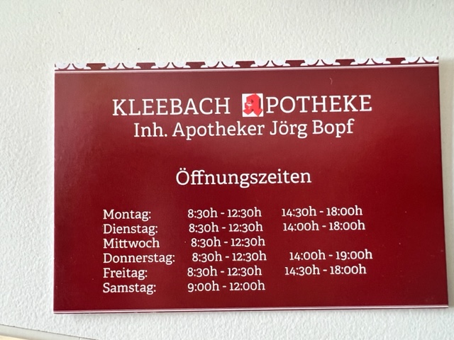 Kleebach Apotheke, Apotheke in Langgöns