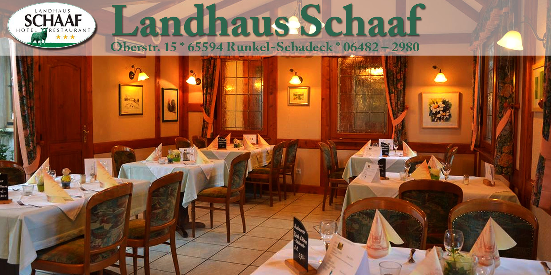 Landhaus Schaaf, Restaurant in Runkel – Foto 1 von 2