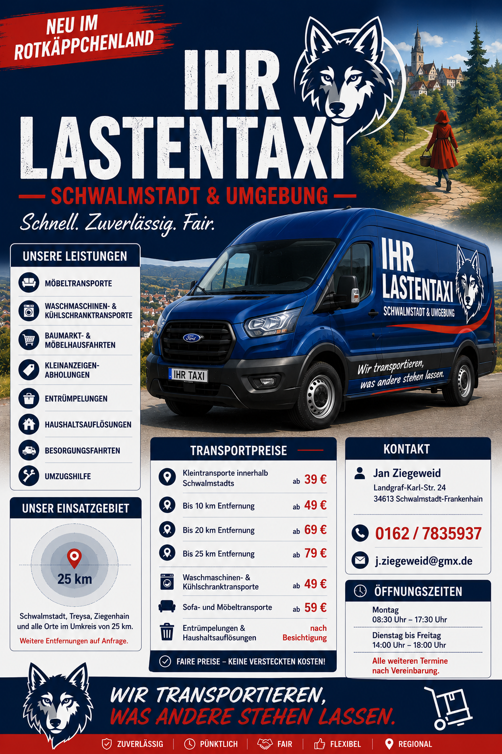 Lastentaxi Schwalmstadt, Taxi in Schwalmstadt – Foto 1 von 1