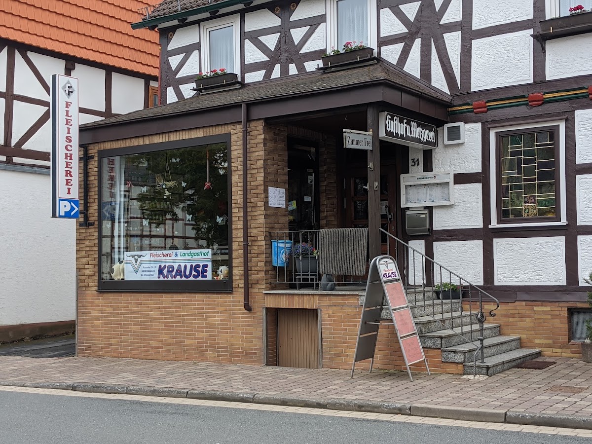 Metzgerei, Gastwirtschaft und Pension Krause, Restaurant in Waldeck