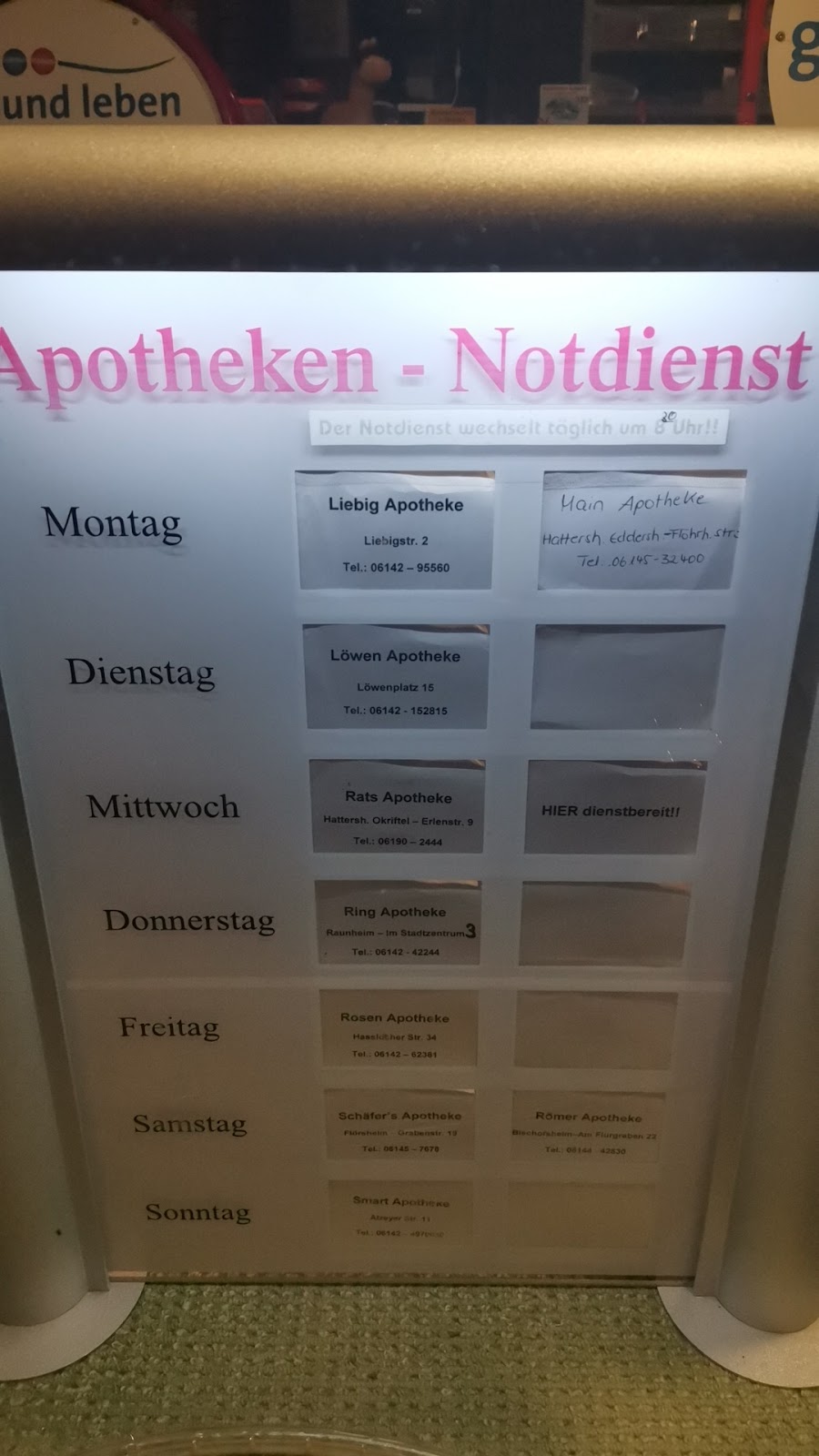 Michaelis Apotheke, Apotheke in Rüsselsheim am Main