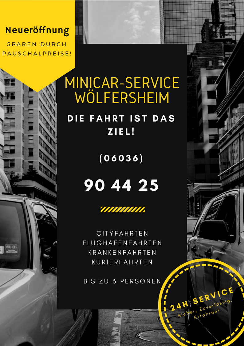 MiniCar Wölfersheim, Taxi in Wölfersheim