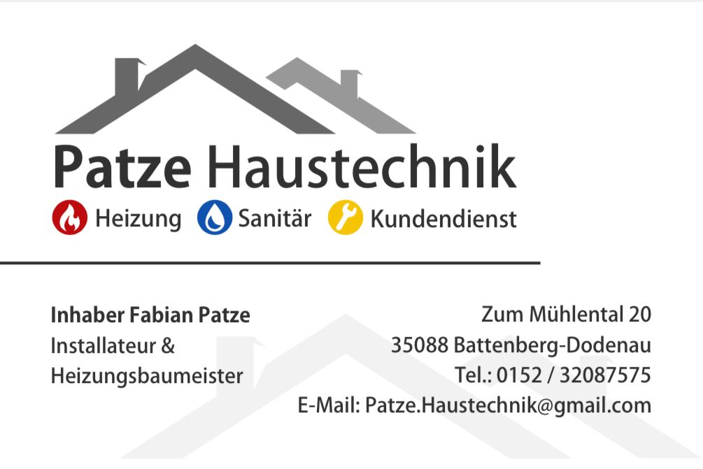 Patze Haustechnik, Sanitärinstallation in Battenberg (Eder)