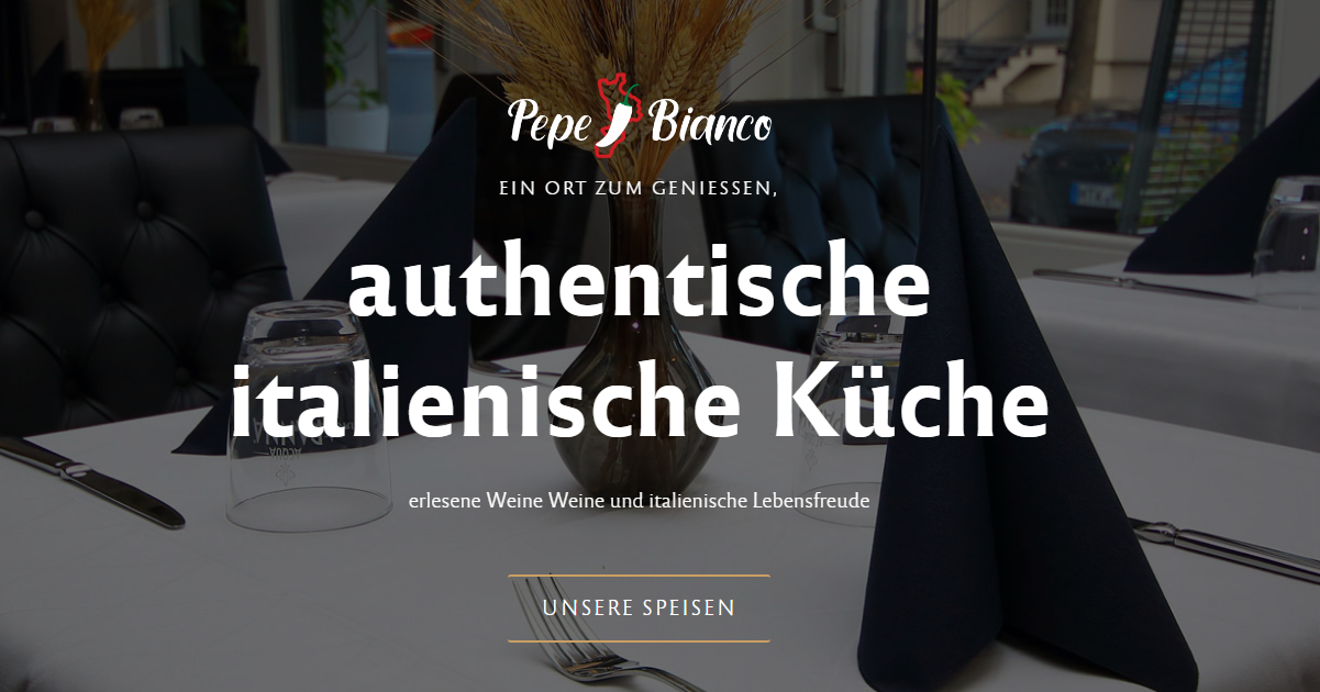 Pepe Bianco, Restaurant in Bad Soden am Taunus