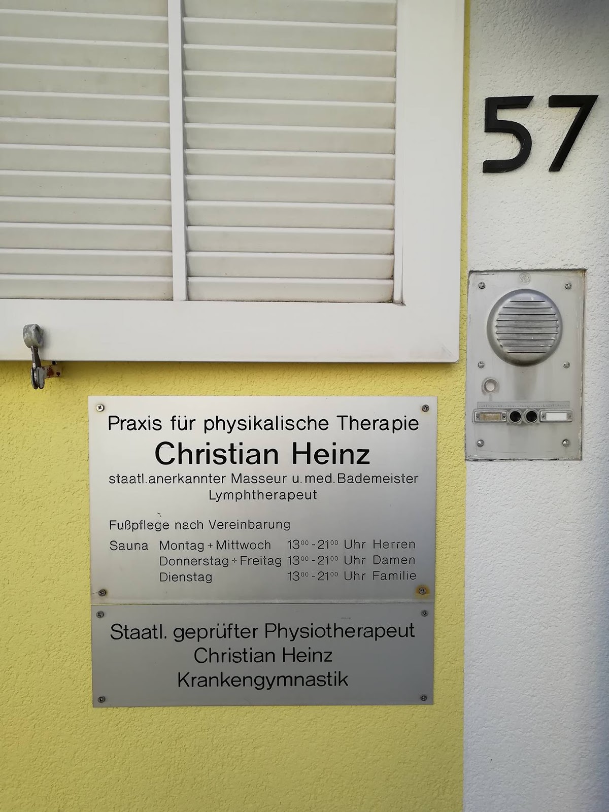 Physiotherapie Christian Heinz, Physiotherapie in Pfungstadt