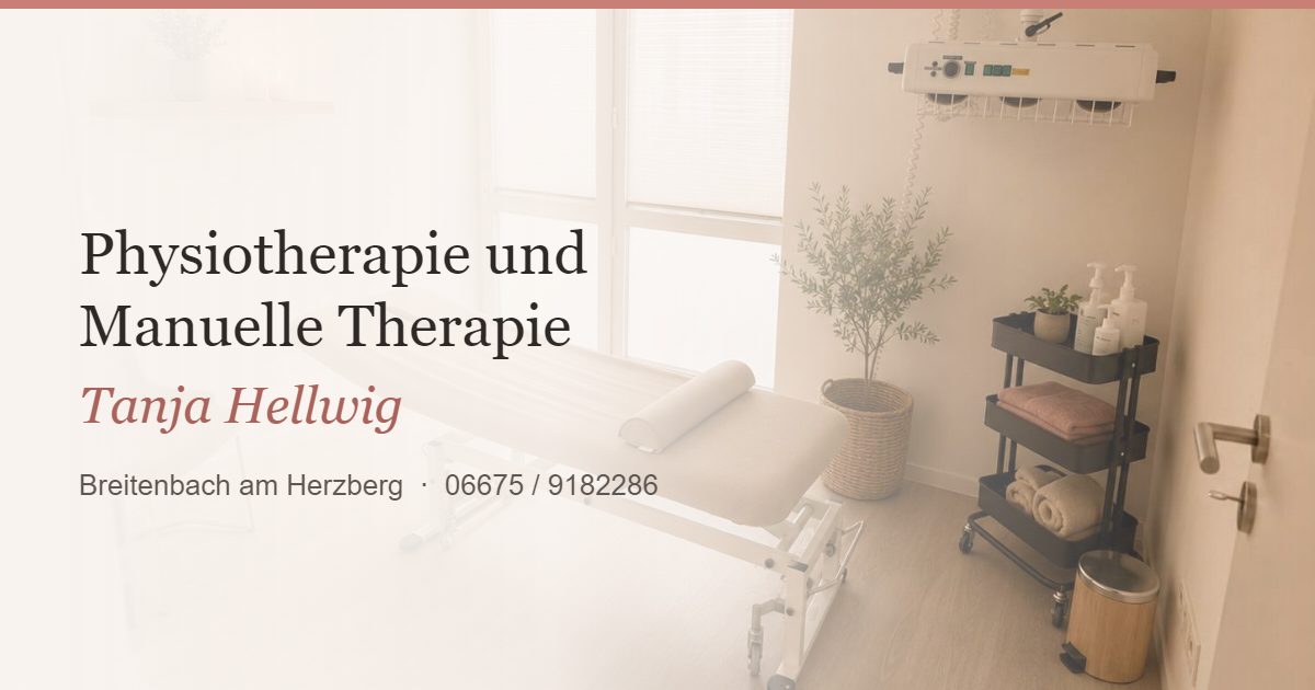 Physiotherapie und Manuelle Therapie Tanja Hellwig, Physiotherapie in Breitenbach am Herzberg