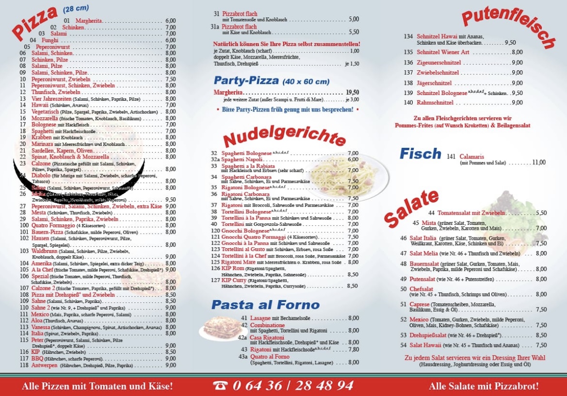 Pizzeria Melia Inh. Aissa Laaroussi, Restaurant in Waldbrunn (Westerwald)