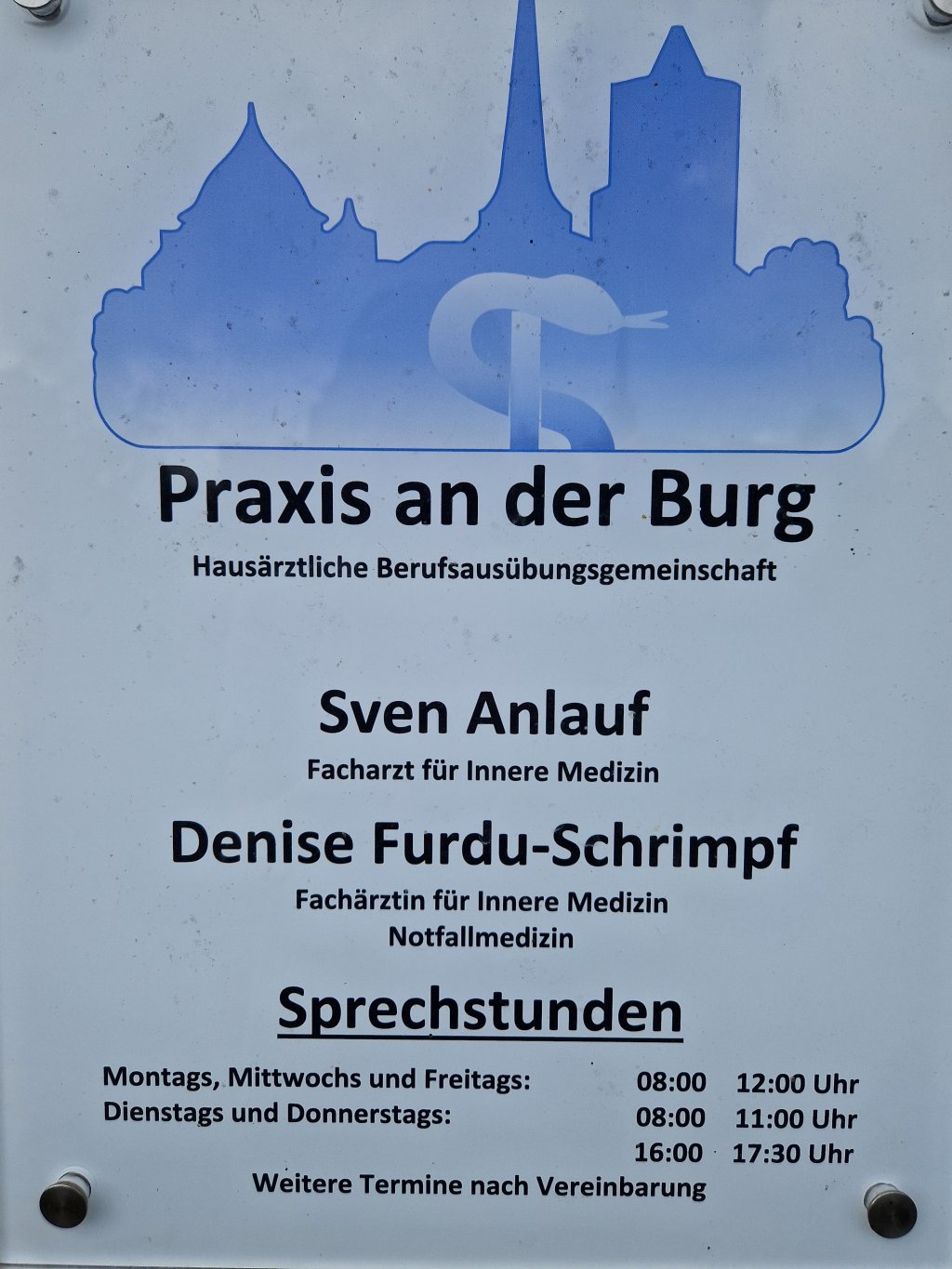 Praxis an der Burg, Arzt in Schlitz