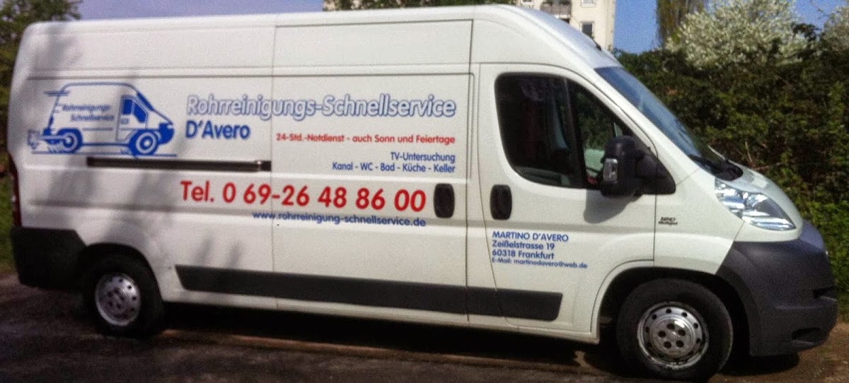 Rohrreinigung-Schnellservice D'Avero, Rohrreinigung in Frankfurt am Main – Foto 1 von 1