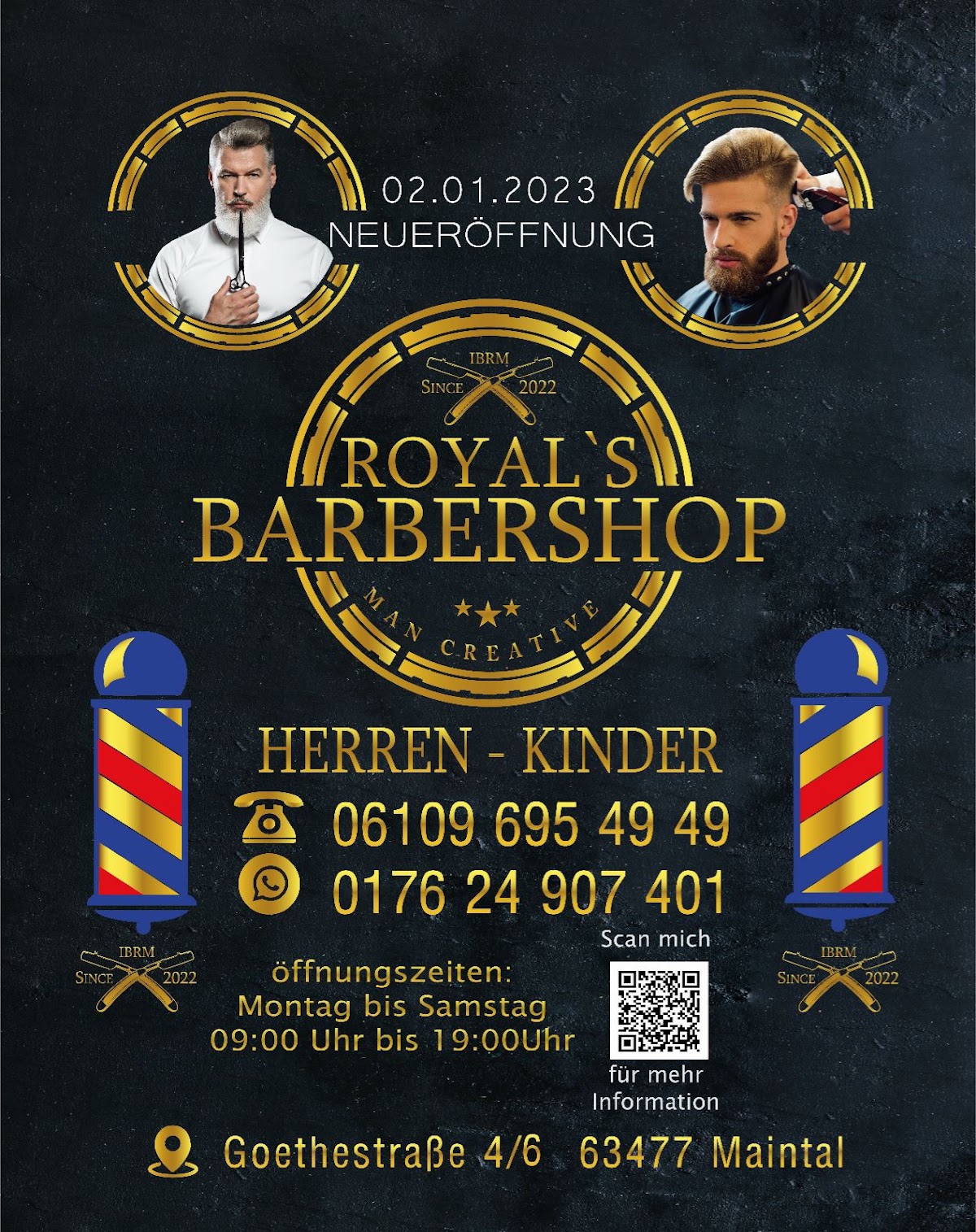 Royals Barbershop Maintal, Friseur in Maintal