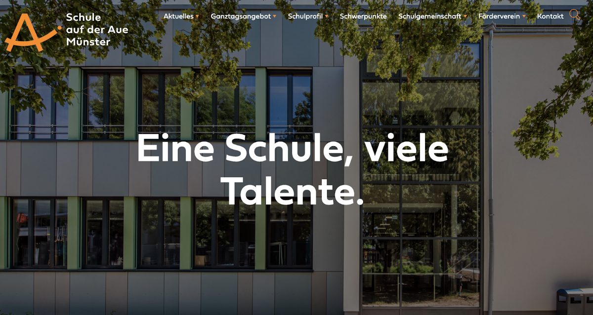 Schule auf der Aue, Schule in Münster (Hessen) – Foto 1 von 1
