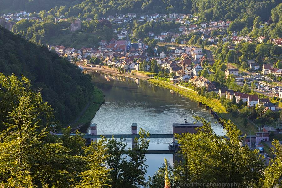 Stadt Neckarsteinach, Klima in Neckarsteinach