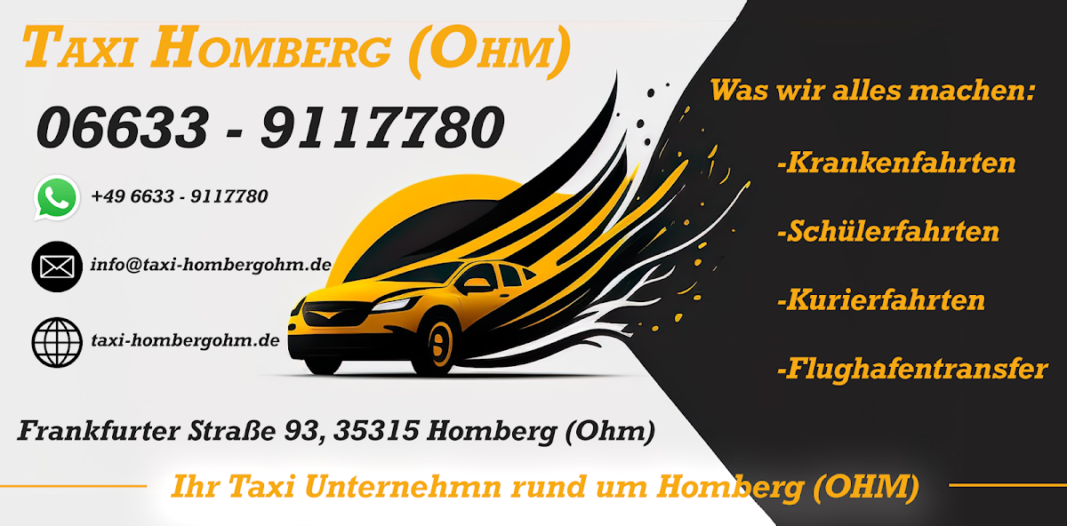 Taxi Homberg (Ohm), Taxi in Homberg (Ohm)